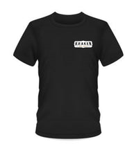 Black T-Shirt, Front and Back